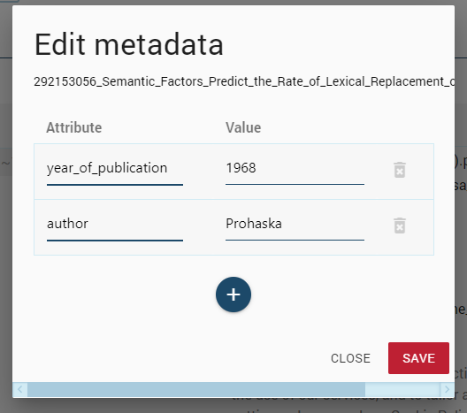 metadata annotation