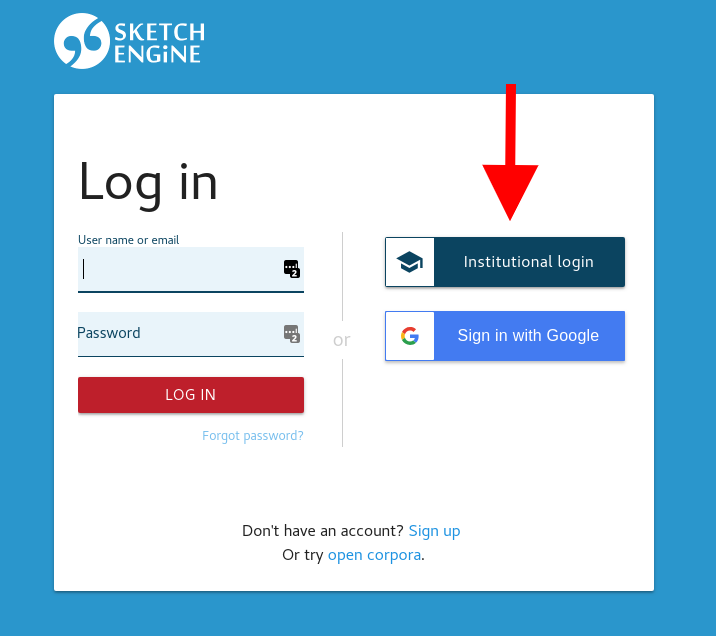 Single Sign-On Login