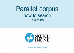 Parallel concordance